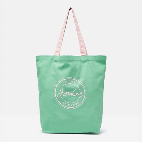 Joules Soft Green Courtside Tote Bag