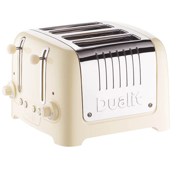 Dualit Lite 4 Slot Toaster Cream Gloss