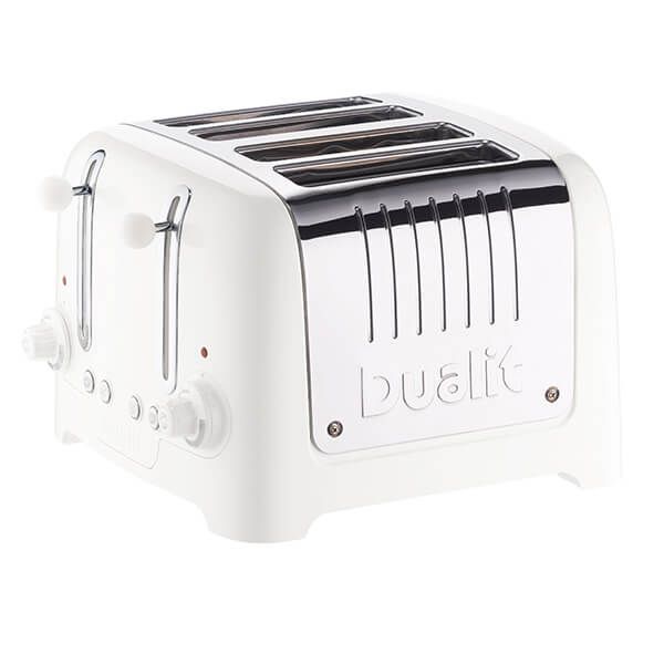Dualit Lite 4 Slot Toaster White