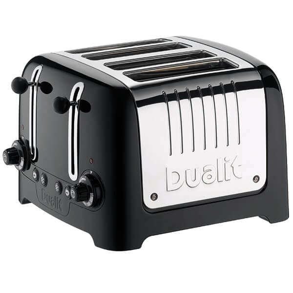 Dualit Lite 4 Slot Toaster Gloss Black
