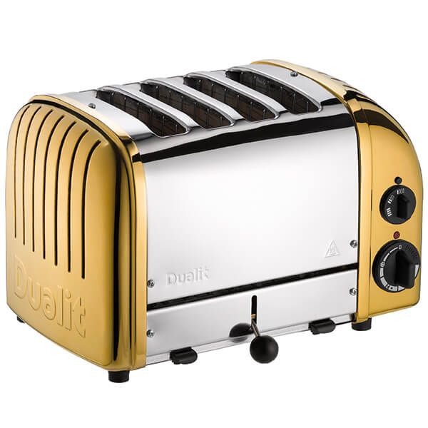 Dualit Classic Vario AWS Brass 4 Slot Toaster