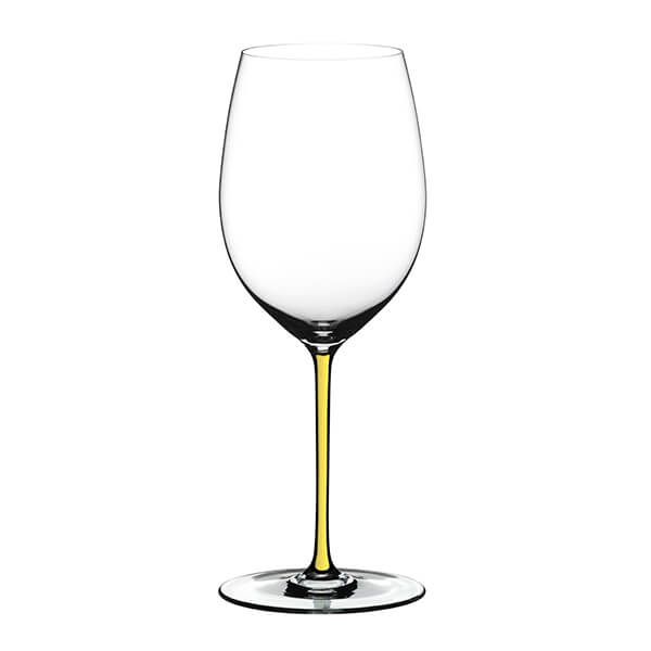 Riedel Hand Made Fatto A Mano Cabernet/Merlot Wine Glass Yellow