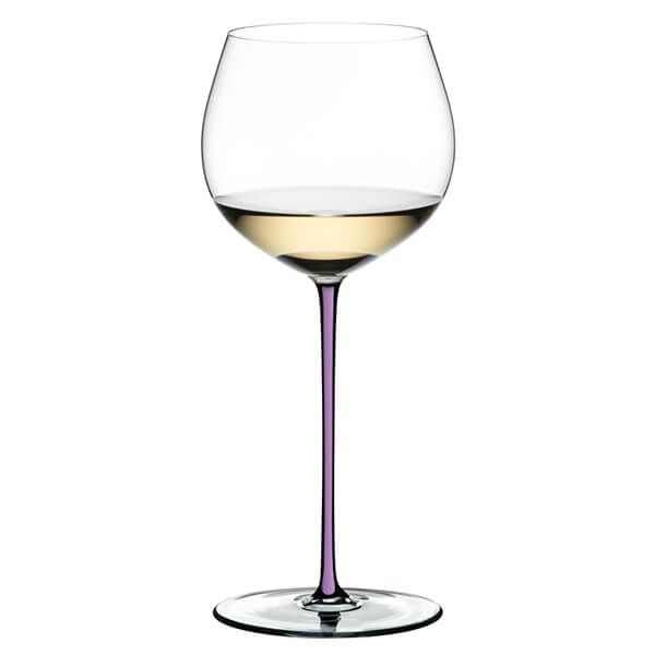 Riedel Hand Made Fatto a Mano Oaked Chardonnay Wine Glass Violet
