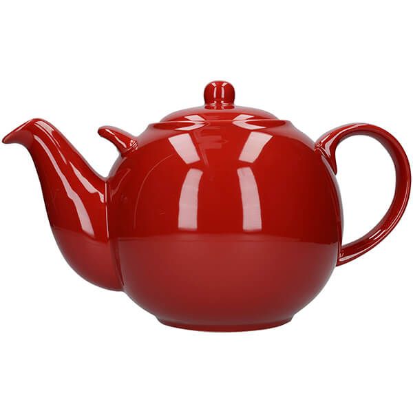 London Pottery Globe 10 Cup Teapot Red