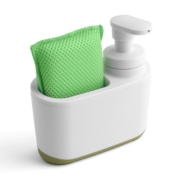 Addis White & Green Soap Dispenser