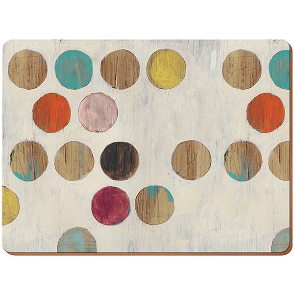 Creative Tops Retro Spot Pack Of 4 Large Premium Placemats