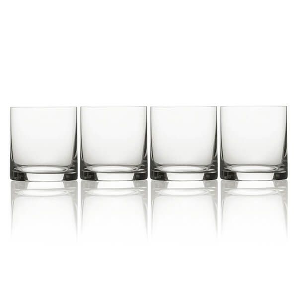 Mikasa Julie Set Of 4 15oz Double Old Fashioned Drinking Glasses