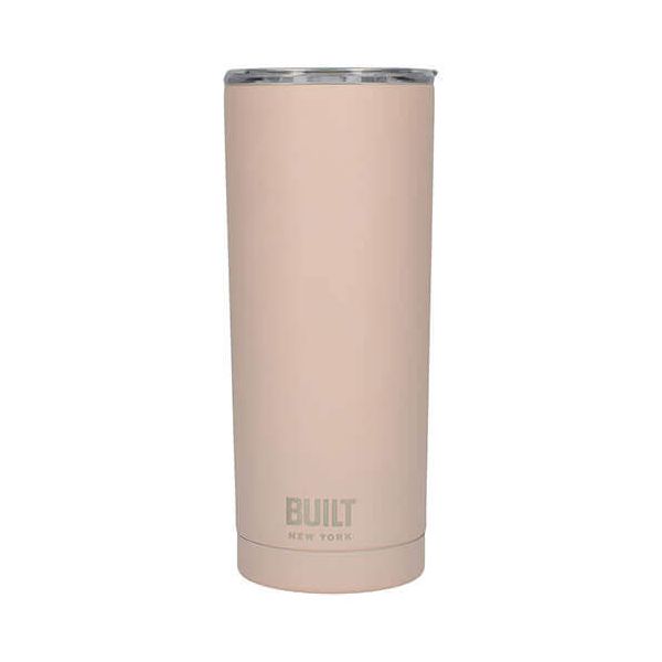 Built 568ml Double Walled Stainless Steel Travel Mug Pale Pink