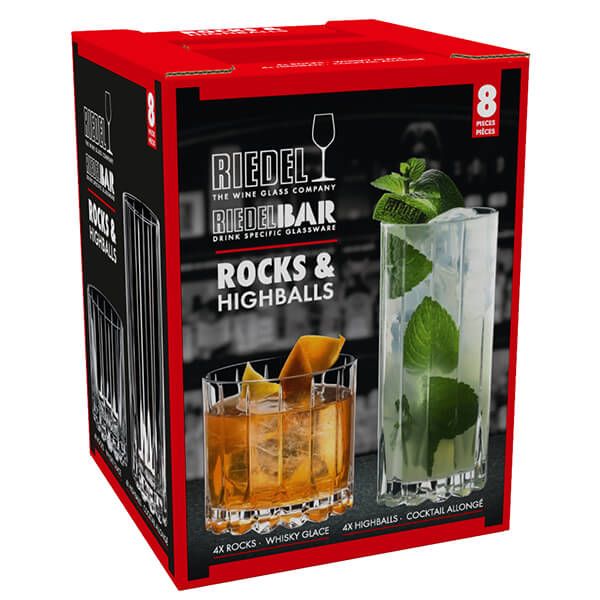 Riedel Bar Pack of 8 Drink Rocks & Highball
