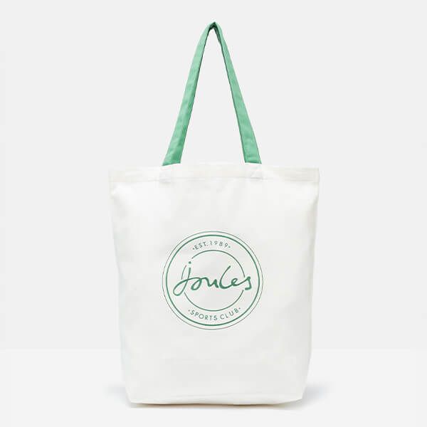 Joules Cream Courtside Tote Bag