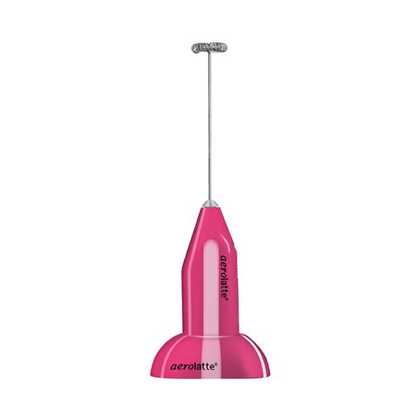 Aerolatte Pink Milk Frother with Stand