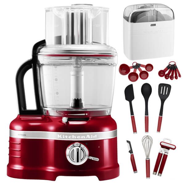 KitchenAid Artisan Candy Apple 4L Food Processor with FREE Gifts