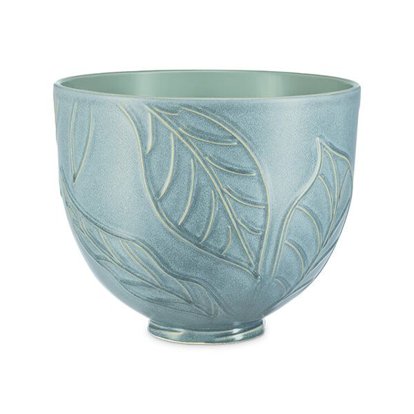 KitchenAid Ceramic 4.8L Mixer Bowl Spring Leaves
