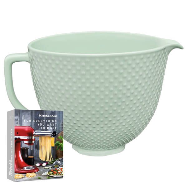 KitchenAid Ceramic 4.8L Mixer Bowl Dew Drop With FREE Gift