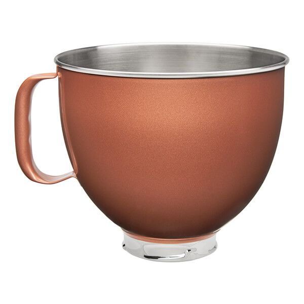 KitchenAid Stainless Steel Copper Pearl 4.8L Mixer Bowl