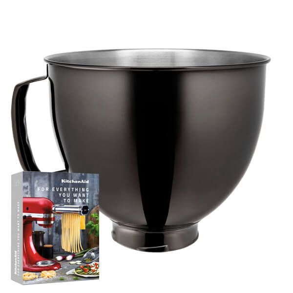 KitchenAid Stainless Steel 4.8L Mixer Bowl Radiant Black With FREE Gift