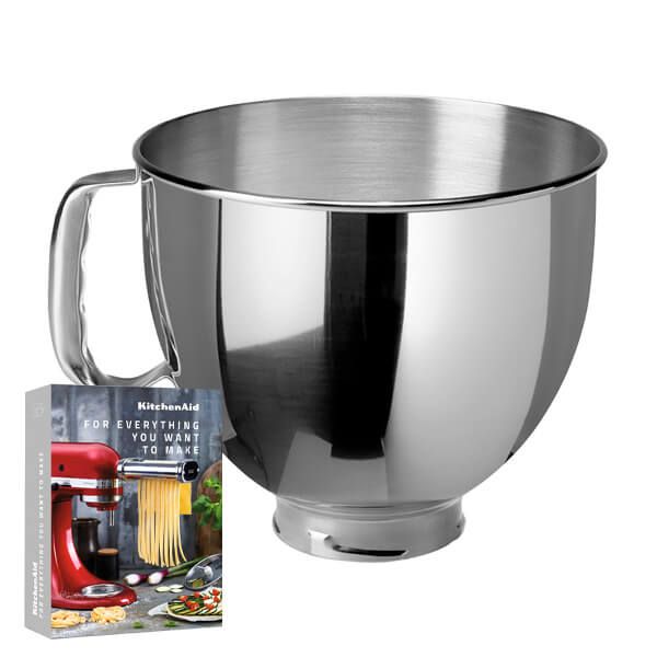 KitchenAid Artisan 4.8 Litre Polished Bowl With Handle With FREE Gift