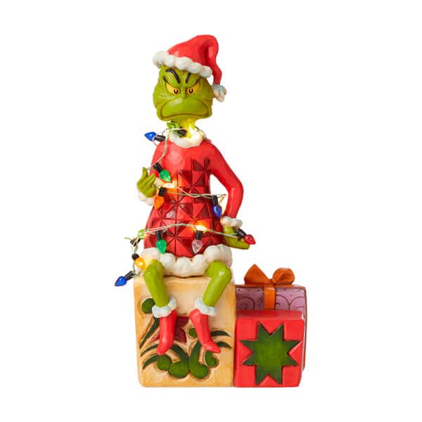 Grinch by Jim Shore Grinch with Lights Figurine