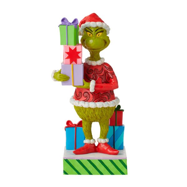 Grinch by Jim Shore Grinch Holding Presents Figurine