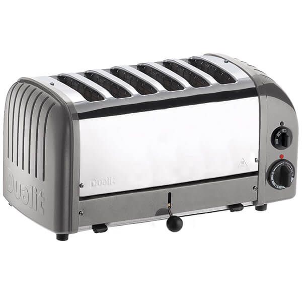 Dualit Classic Vario AWS Metallic Silver 6 Slot Toaster