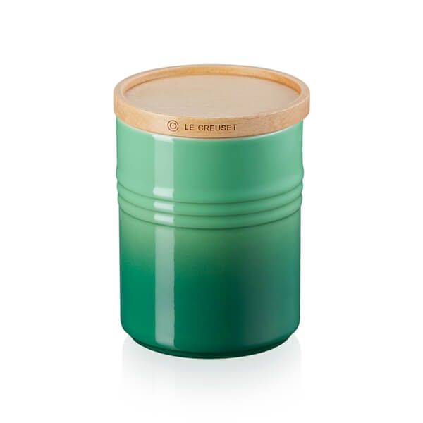 Le Creuset Bamboo Stoneware Medium Storage Jar