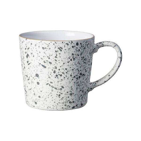 Denby White Speckled Large Mug
