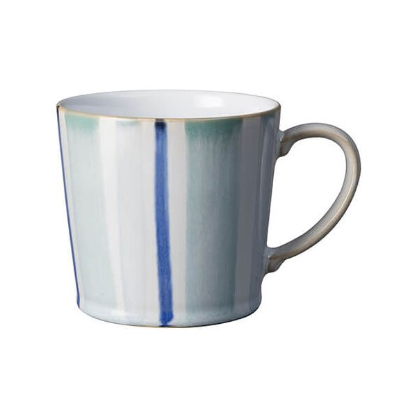 Denby Blue Stripe Painted Large Mug