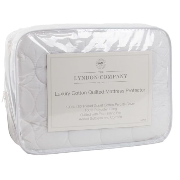 The Lyndon Company Cotton Quilted Mattress Protector Single