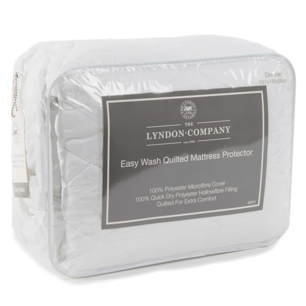 The Lyndon Company Easy Wash Mattress Protector Single