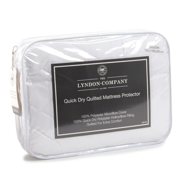 The Lyndon Company Polyester Quilted Mattress Protector Single
