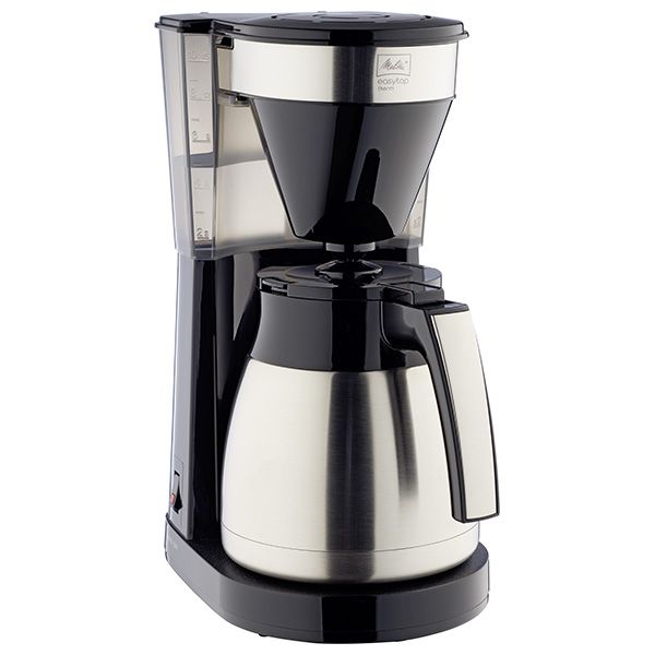 Melitta Easy Top Therm II 1023-10 Steel & Black Filter Coffee Machine