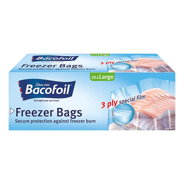 Bacofoil 20 x Large Freezer Bags