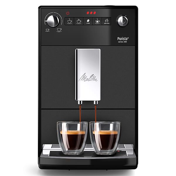 Melitta Purista F230-104 Frosted Black Bean to Cup Coffee Machine