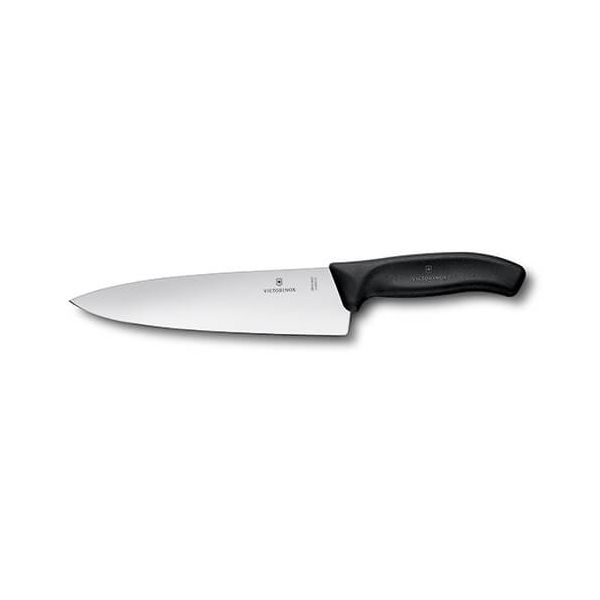 Victorinox Swiss Classic Black 20cm Broad Blade Chefs Knife