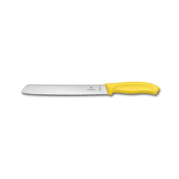 Victorinox Swiss Classic Yellow 21cm Serrated Bread Knife