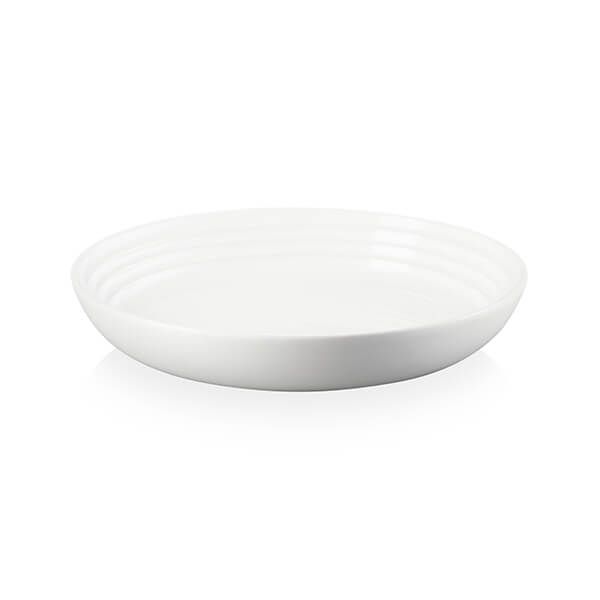 Le Creuset White Stoneware 22cm Pasta Bowl