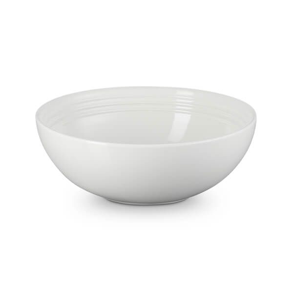 Le Creuset White Stoneware 24cm Serving Bowl