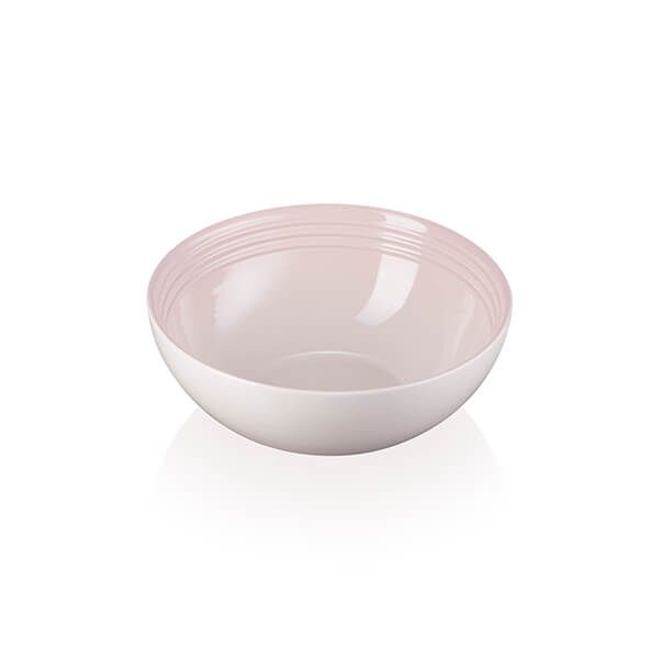 Le Creuset Shell Pink Stoneware Medium 24cm Serving Bowl