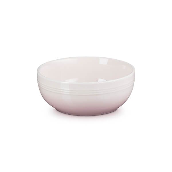 Le Creuset Shell Pink Stoneware Coupe Collection 16cm Cereal Bowl