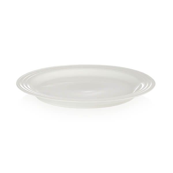 Le Creuset White Stoneware 27cm Dinner Plate