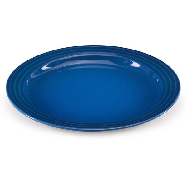 Le Creuset Marseille Blue Stoneware 27cm Dinner Plate