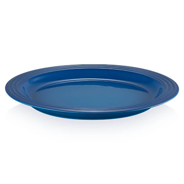 Le Creuset Marseille Blue Stoneware Vancouver 29cm Large Dinner Plate