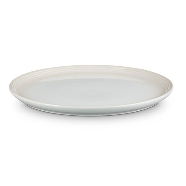 Le Creuset Meringue Stoneware Coupe Collection 27cm Dinner Plate