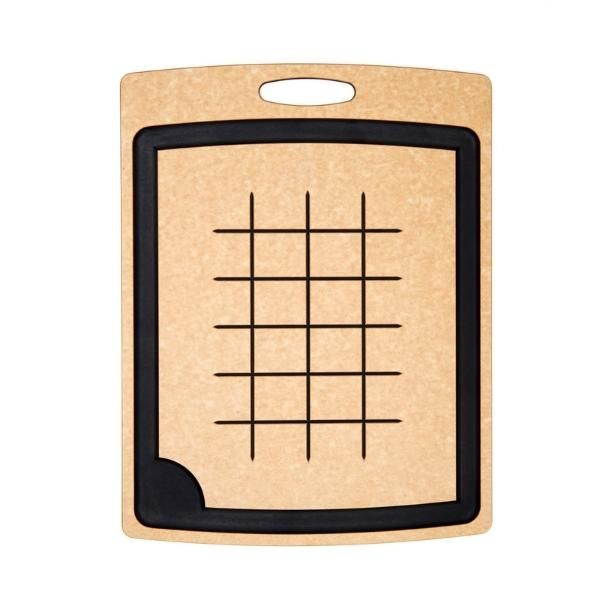 Epicurean Wood Composite Pro Board With Grooves Natural/Slate