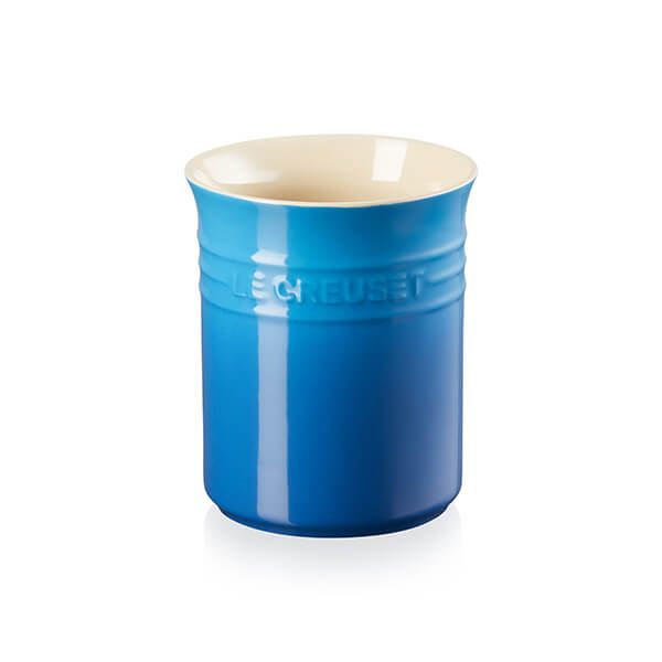 Le Creuset Marseille Blue Stoneware Small Utensil Pot