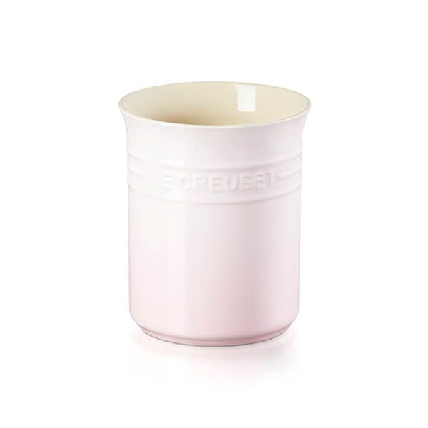 Le Creuset Shell Pink Stoneware Small Utensil Jar