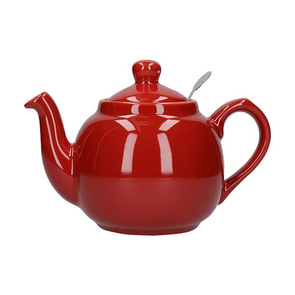 London Pottery Farmhouse Filter 2 Cup Teapot Red