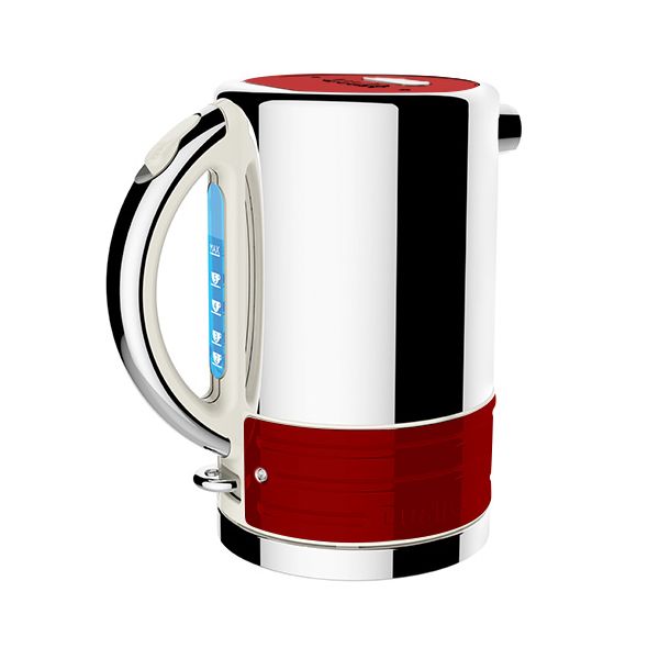 Dualit Architect Canvas and Apple Candy Red Kettle