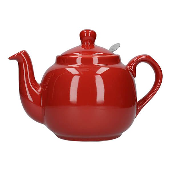London Pottery Farmhouse Filter 4 Cup Teapot Red