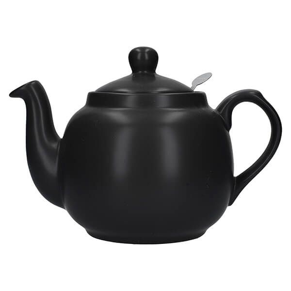 London Pottery Farmhouse Filter 4 Cup Teapot Matt Black